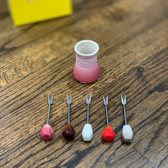 New Le Creuset Warm Palette Food Pick Set - Picture 2 of 8